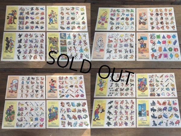 画像2: Vintage Mickey Object Matching Light & Learn Game (MA475)  (2)