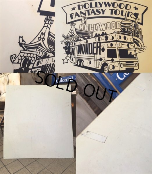 画像3: Vintage Star Bus Hollywood Fantasy Tours Sign (MA476)  (3)