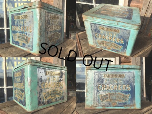 画像2: Vintage Fairy Soda Fine Crackers Tin Can Canco (MA478) (2)