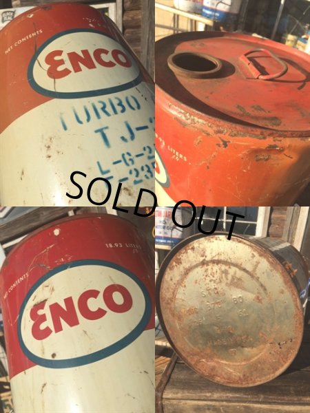 画像3: Vintage ENCO 5GL Motor Gas/Oil Can (MA421)  (3)