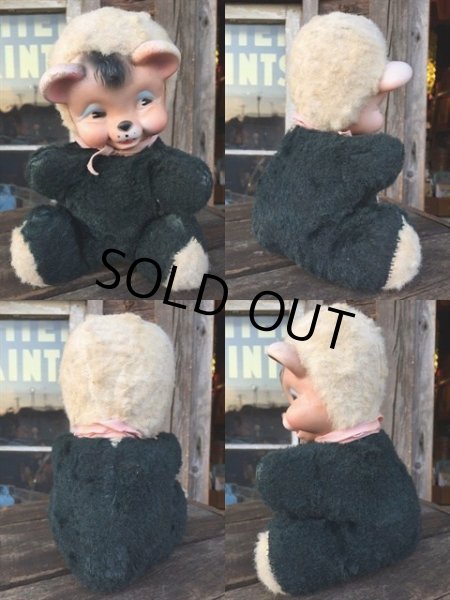 画像2: Vintage Rubber Face Doll Panda Bear (MA495) (2)