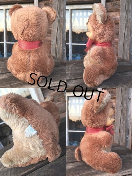 画像2: Vintage Rushton Rubber Face Doll Crying Bear (MA497) (2)
