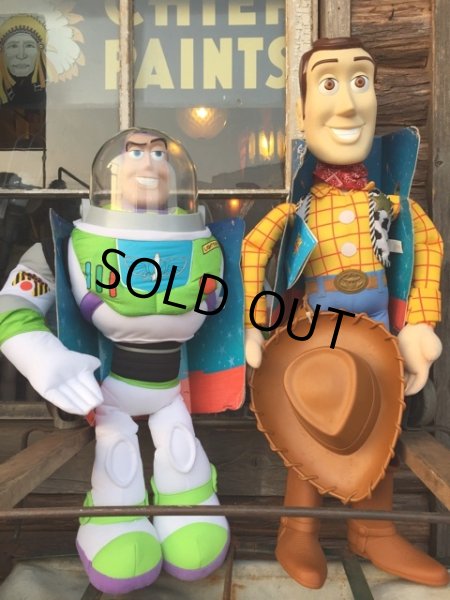 画像1: Vintage Toy Story2 Buzz & Woody Big Doll Set (MA810) (1)