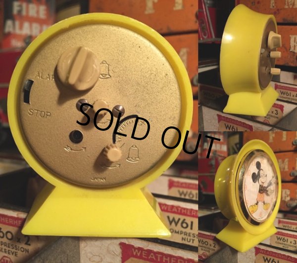 画像2: Vintage Phinney-Walker Alarm Clock Mickey Mouse (MA512) (2)
