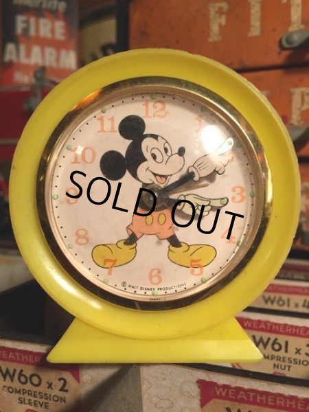 画像1: Vintage Phinney-Walker Alarm Clock Mickey Mouse (MA512) (1)