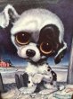 画像2: 60s GIG Vintage Big Eyes Dog Art Wall Decor (MA541) (2)