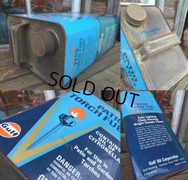 画像3: Vintage Gulf Lite PatioTorch Ful Can 1 GL (MA547)  (3)