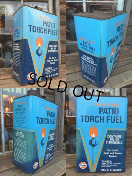 画像2: Vintage Gulf Lite PatioTorch Ful Can 1 GL (MA547)  (2)