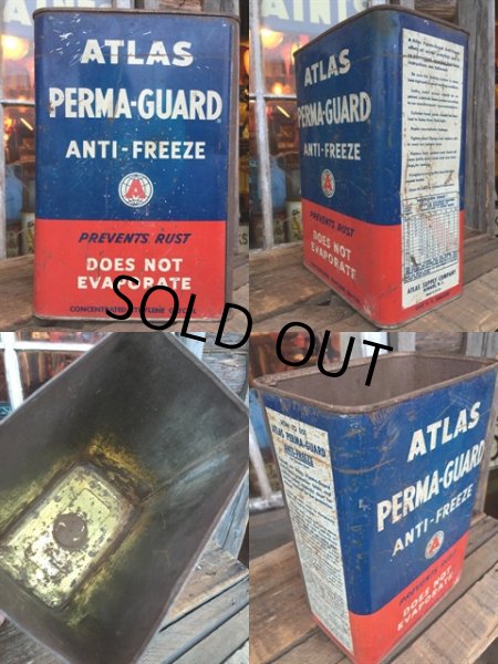 画像2: Vintage Atlas Perma-Guard Anti-Freeze Can 1 GL (MA548)  (2)