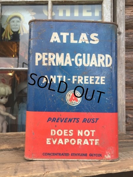 画像1: Vintage Atlas Perma-Guard Anti-Freeze Can 1 GL (MA548)  (1)