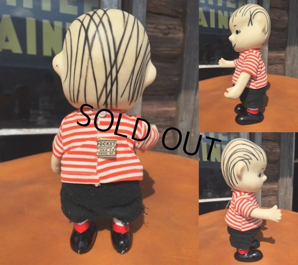 画像2: 60s Vintage Snoopy Linus Pocket Doll (AC1070)  (2)