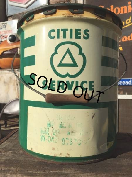 画像1: Vintage Cities Service 5GL Motor Gas/Oil Can (MA422)  (1)