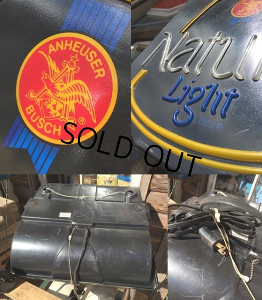 画像2: Vintage Natural Light Beer Light Up Sign (MA490) (2)