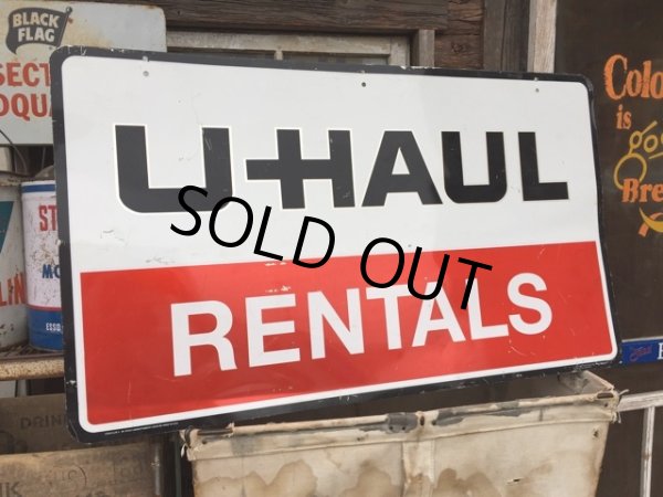 画像1: Vintage U-HAUL RENTALS Sign (MA561)  (1)