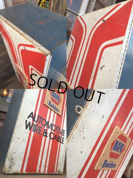 画像3: Vintage Napa Belden Automotive Wire & Cable Cabinet (MA577)  (3)