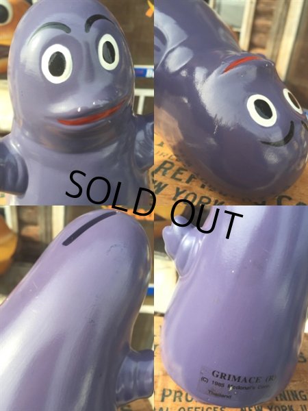 画像3: 80s Vintage McDonald's Grimace Ceramic Bank (MA583) (3)