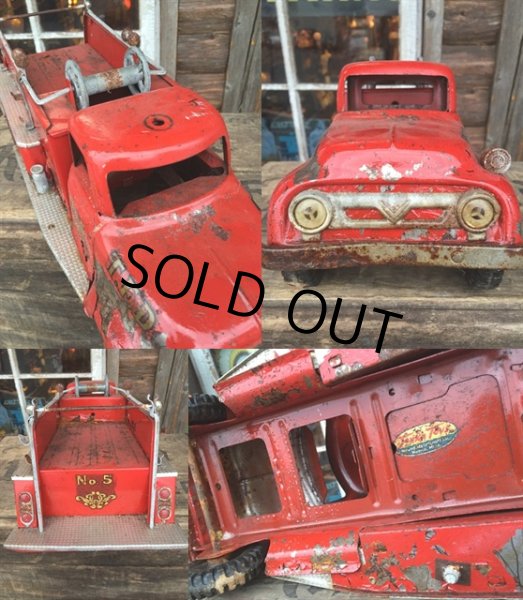 画像4: 50s Vintage Tonka Pumper Fire Truck （MA586） (4)