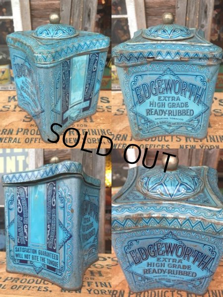 画像2: 30s Vintage Edgeworth Tabacco Tin (MA588) (2)