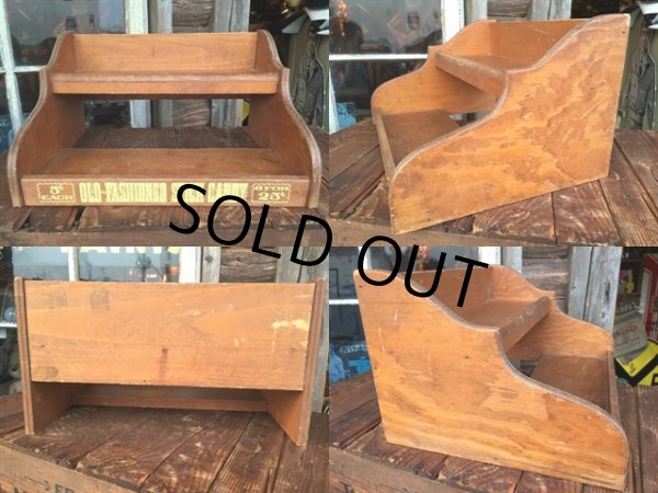 画像2: Vintage Old-Fashioned Stick Candy Display Wood Rack (MA589) (2)