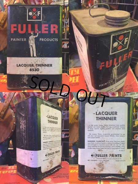 画像2: 50s Vintage Fuller Paints Lacquer Thinner 8530 Tin (MA609) (2)