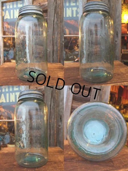 画像2: Vintage Mason's Patent Nov 30th 1858 Glass Jar (MA611) (2)