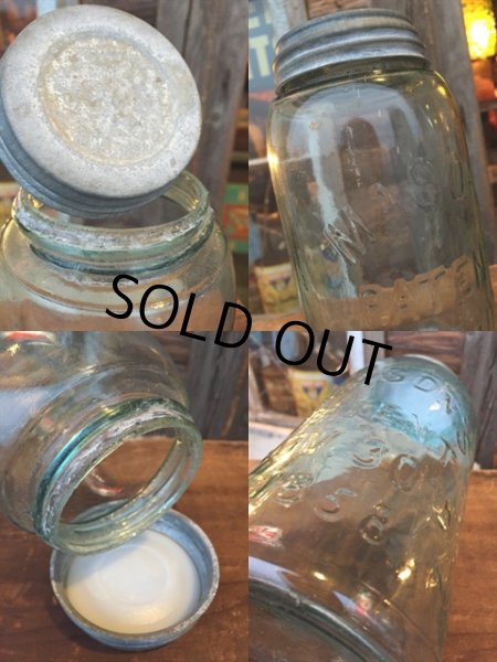 画像3: Vintage Mason's Patent Nov 30th 1858 Glass Jar (MA611) (3)