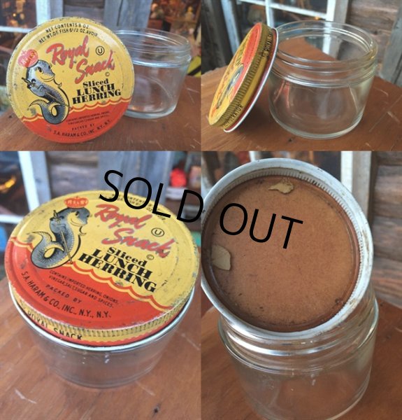 画像3: Vintage Glass Bottle Royal Snack (MA620) (3)