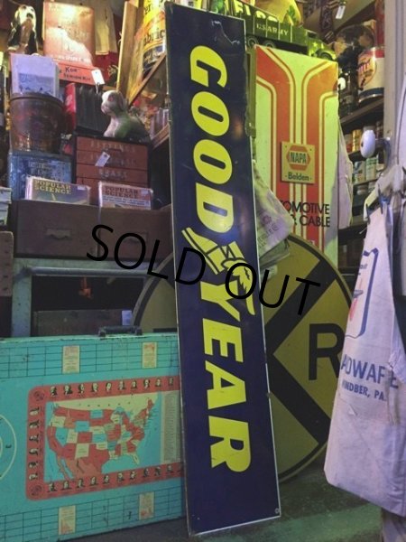 画像2: Vintage Good Year Double Sided Sign (MA631) (2)