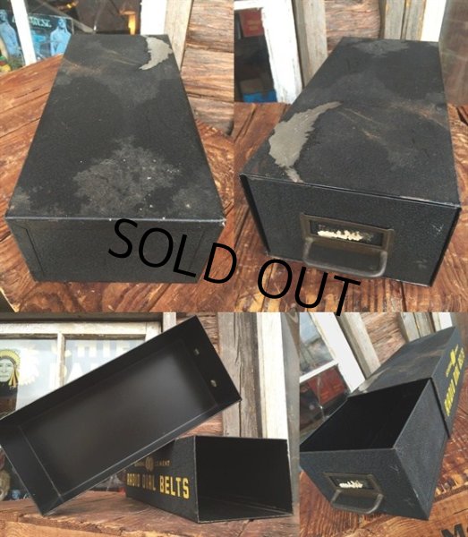 画像3: Vintage General Cement Radio Dial Belts Metal Drawer (MA630) (3)