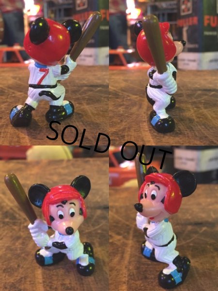 画像2: Vintage Disney Mickey Mouse Pvc Batter (MA639) (2)