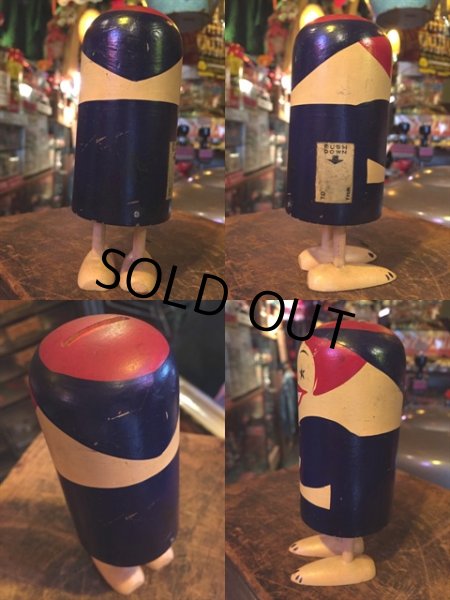 画像2: Vintage Popsies Wooden Toy Pop Up Doll Happy Birthday (MA653)  (2)