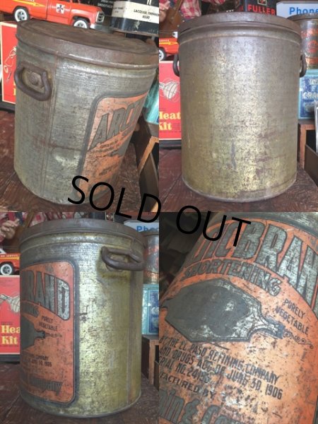 画像2: 30s Vintage Arctic Bran Shortening Tin (MA659) (2)