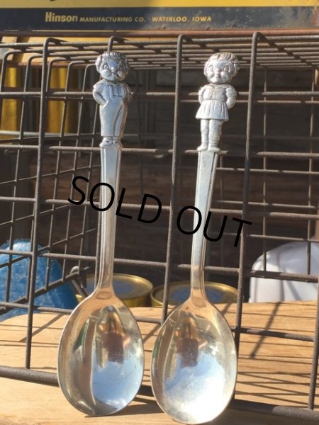 画像2: 1960s Vintage Campbell Kid Silver Spoon Set  (MA664) (2)