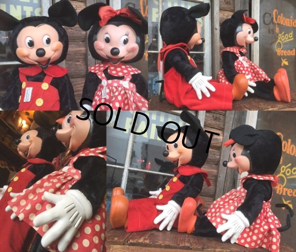 画像2: Vintage Gund Mickey & Minnie Doll Set (MA688) (2)