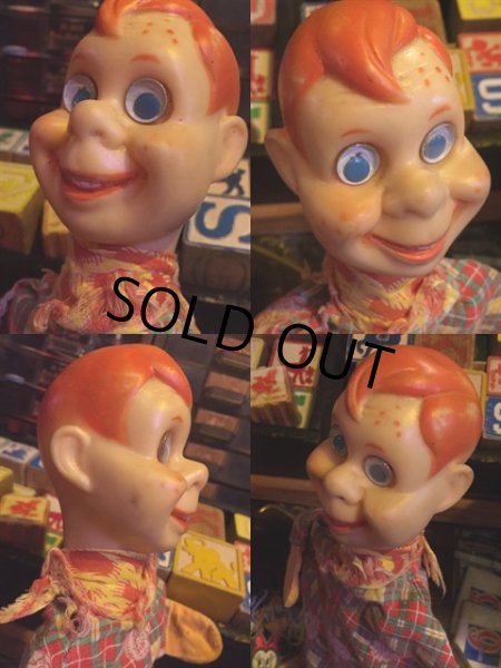 画像3: Vintage Howdy Doody Gund Google eyes Hand Puppet (MA690)  (3)