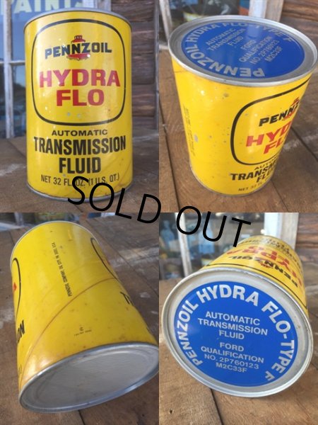 画像2: Vintage Penzzoil Transmission Fluid QT Can (MA694) (2)