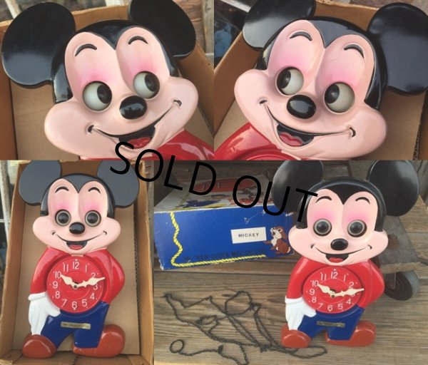 画像2: Vintage MI-KEN Mickey Wall Clock (MA701) (2)