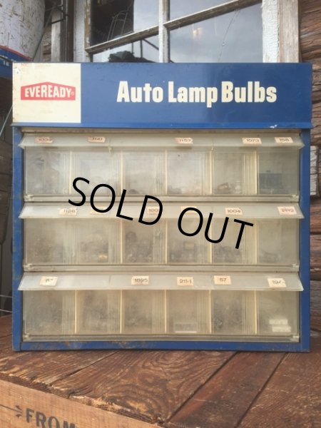 画像1: Vintage Evereday Auto Lamp Bulb Container Store Display (MA718) (1)