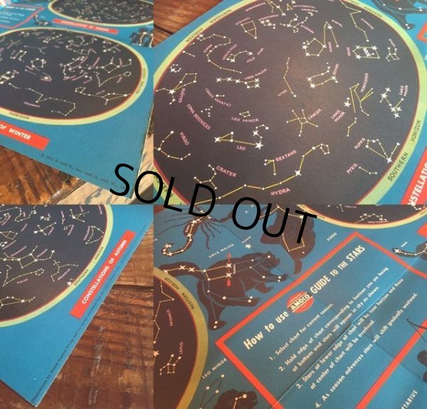 画像3: 50s Vintage AMOCO Motor Oil A GUIDE TO THE STARS (MA719)  (3)