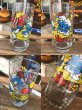 画像2: 80s Vintage Glass Clumsy Smurf (MA725) (2)