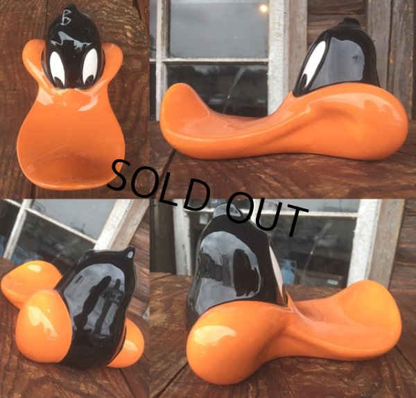 画像2: Vintage Looney Tunes Daffy Duck Ceramic Soup Dish (MA737) (2)