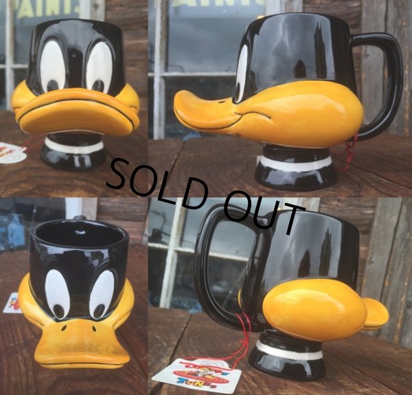画像2: Vintage Looney Tunes Daffy Duck Ceramic Cup (MA740) (2)