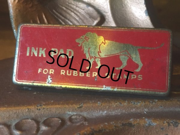画像1: Vintage INK PAD Rubber Stamps Tin Can (MA745)  (1)