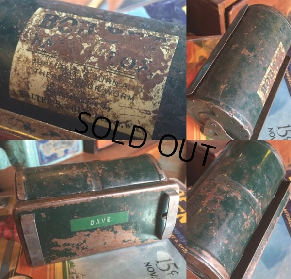 画像3: Vintage BOB-BET Bait Box Worm Tin Oid Fishing (MA752)  (3)