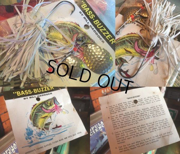 画像2: Vintage Bill Haddock Bass-Buzzer Fishing Lures (MA758) (2)