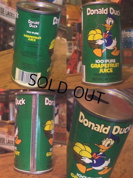 画像2: Vintage Donald Duck Grapefruit Juice Can (MA762) (2)