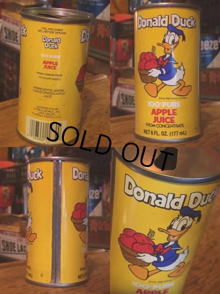 画像2: Vintage Donald Duck Apple Juice Can (MA761) (2)