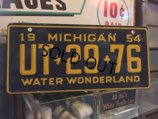 画像1: 50s Vintage Bicycle License Plate UT-29-76 (MA764) (1)