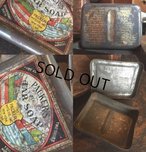 画像2: Vintage Packers Tar Soap Tin Can (MA783)  (2)
