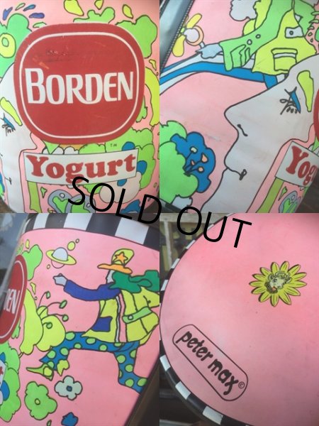 画像4: 70s Vintage Peter Max Borden Yogurt Vinyl Ice Bucket (MA783) (4)